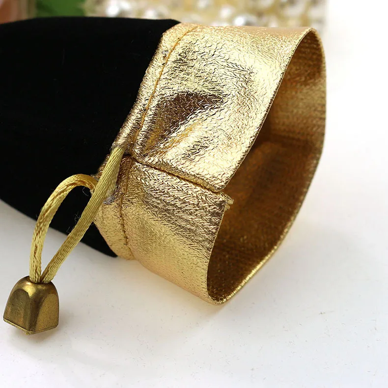 

30pcs 7*9cm black Phnom Penh Velvet Bags woman vintage drawstring bag for Party/Jewelry/Gift diy handmade Pouch Packaging Bag