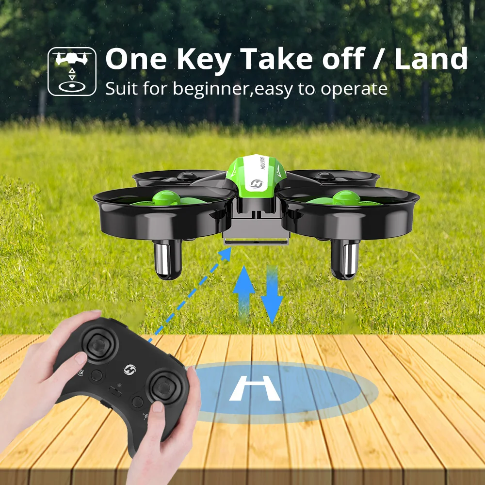 Holy Stone HS210 Mini Drone Kids Toy Infantil Drones Mini RC Quadrocopter Quadcopter Dron One Key Land Helicopter 50M Green Boy Holy Stone HS210 Mini Drone Kids Toy Infantil Drones Mini RC Quadrocopter Quadcopter Dron One Key Land Helicopter 50M Green Boy
