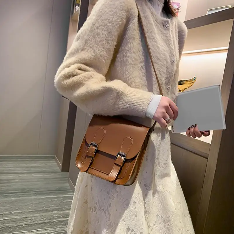 

Brand New Vintage Handbag PU Leather Crossbody Bags For Women Solid Shoulder Bag Luxury Quality Messenger Bags Women Bag Bolso