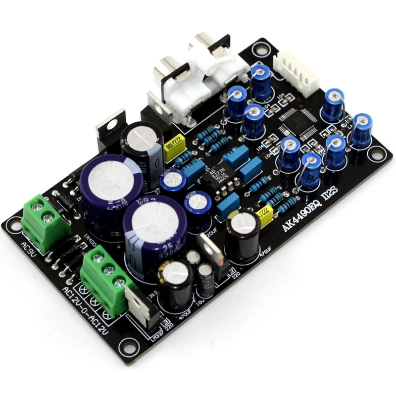 Собранный Ak4490Eq Ak4490 Ii2S цап поддержка 32 бит 768K Hifi декодер доска G6-008