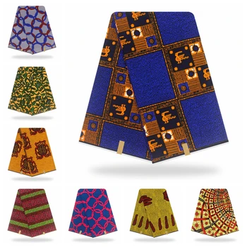 

pagne Wax African Wax Tissus African Fabric New Latest 100% Cotton African Fabric Real Wax Print Ankara Original Print Fabric
