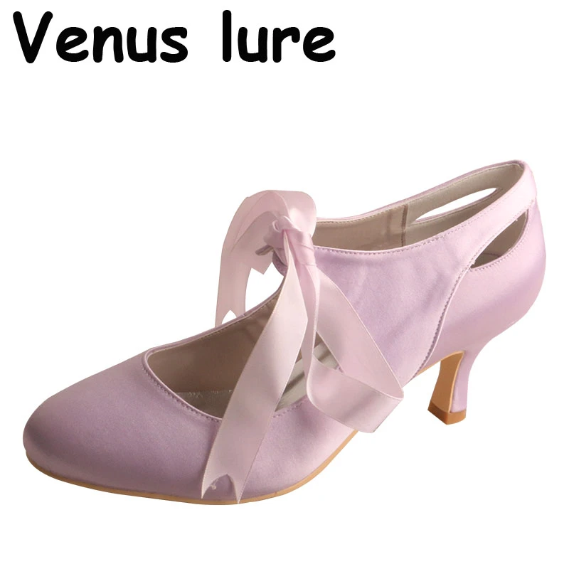 Venus lure Puma zapatos de tacón alto para mujer, calzado con lazo, talla 8|Zapatos de de mujer| - AliExpress