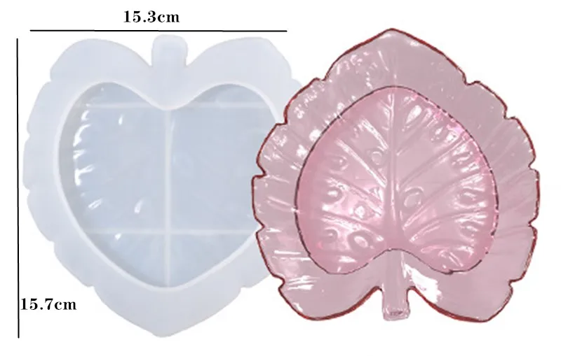 DIY Crystal Silicone Mold - Three-Layer Decorative Fruit and Tea Plate