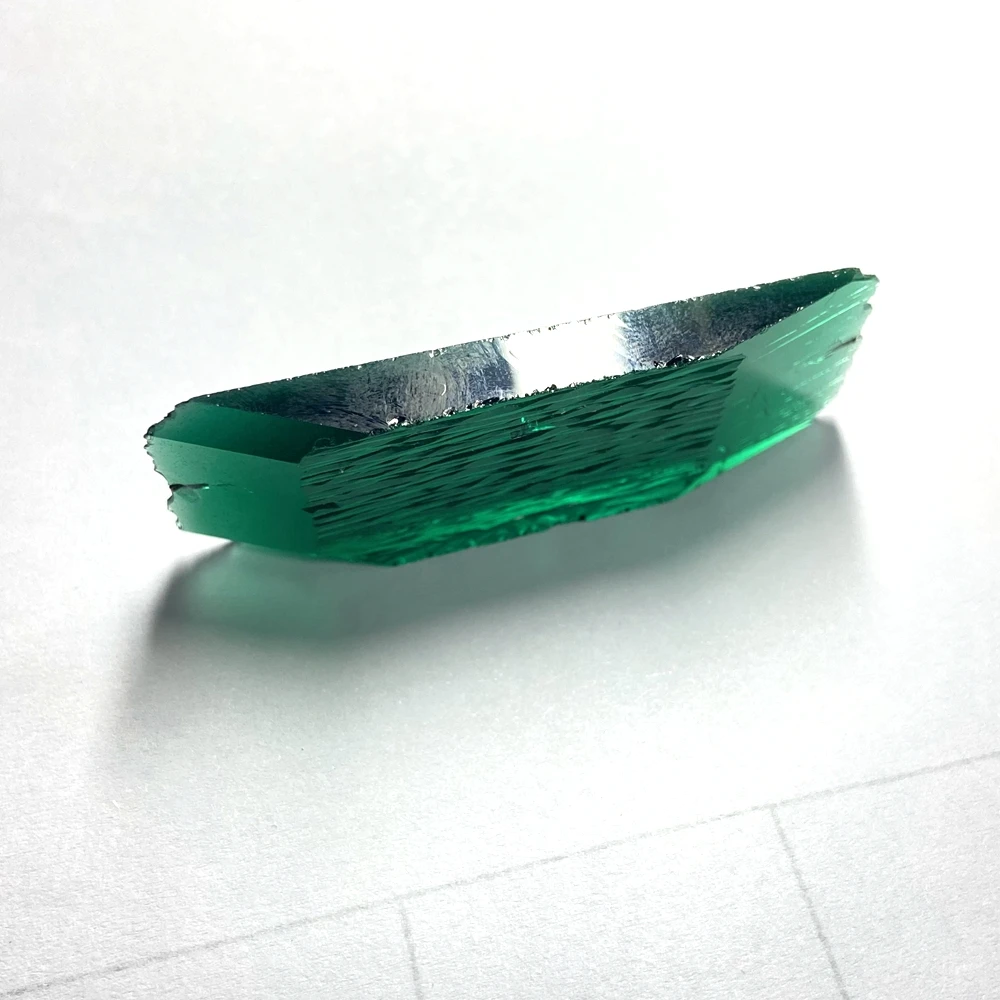 Meisidian Zambia Uncut Hydrothermal Material Laboratory Emerald Gemstone For Jewelry Making