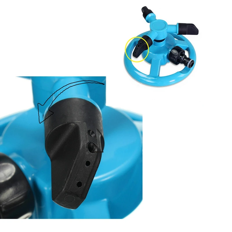 Adjustable Mobile Automatic 360 Degree Rotating Spray Garden Lawn Sprinkler Park Garden Automatic Lawn Water Sprinkler