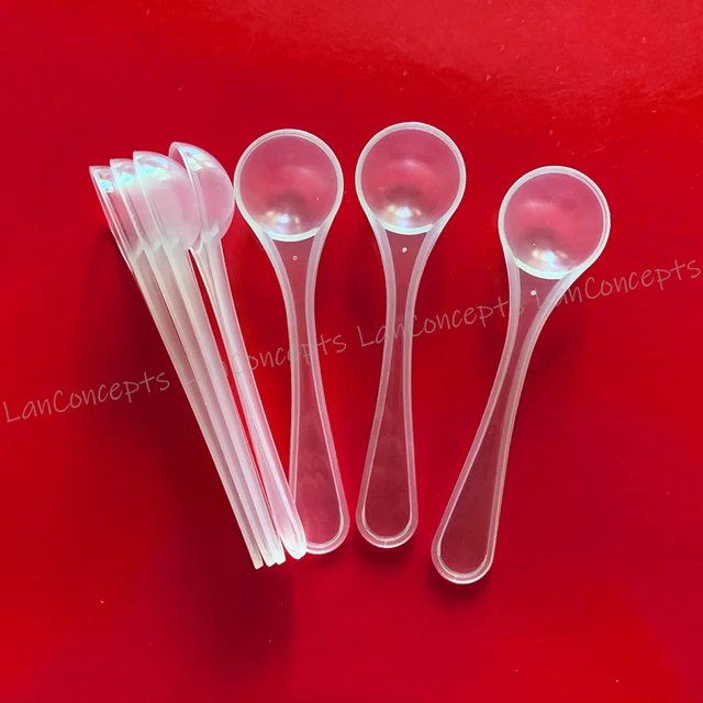 Graceful 20PCS 1g Plastic 1 Gram Scoops Spoons For Food Milk