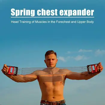 

Multifunctional Spring Chest Expander High Qualiy Spring Exercise Puller Fitness Muscles Equipment Resistance Steel Band Te U6S0