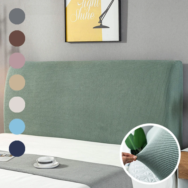 Super Stretch Solid Color Headboard Bed 150 Bed Headboards Bed Back