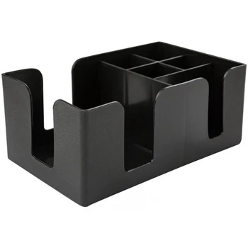 

Straw Holder Rack Bar Storage Box Practical Tissue Case Tableware Multifunction Hotel Dinking ABS Stirrers Coffee Shop Napkin