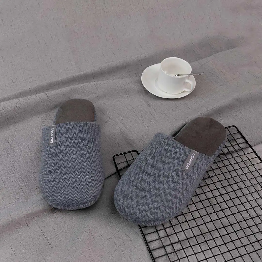 Xiaomi Mijia Youpin/теплые хлопковые тапочки на толстой подошве; мягкая теплая домашняя обувь; зимняя модная Милая обувь из замши для пар