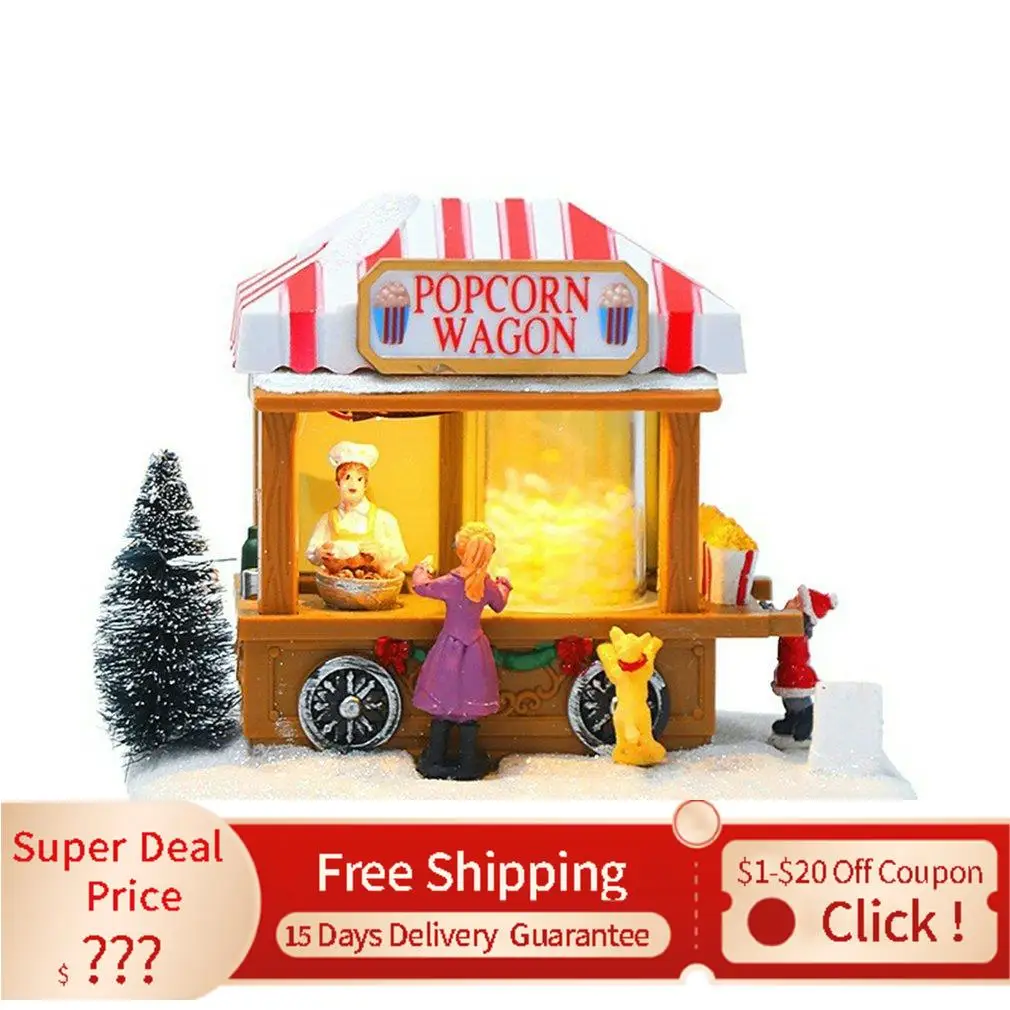 

Holiday Decorations Micro Landscape Resin Small House Desktop Window Decoration navidad новогодние украшения 2022