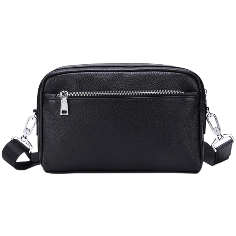 

JHD-MISFITS Leather Leisure Wash Bag Cosmetic Bag Travel Handheld Storage Bag Shoulder Messenger Bag