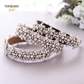 

TOPQUEEN S269-FG wedding rhinestone hair accessories bridal tiara headpieces baroque headband wedding hair jewelry