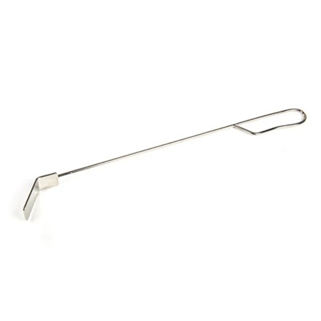 1Db Rozsdamentes Acél Hamu Gerenda Hosszú Fogantyúval Faégető Tűzhelyhez Grillezés Bbq Sütő Kiegészítők Otthoni Szerszám - Image 2