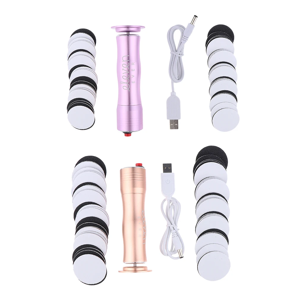 Professional Electric Foot Callus Remover Shaver for Feet Dry Hard Dead Skin & 60pcs Replacement Sandpaper Disk Sanding Pad