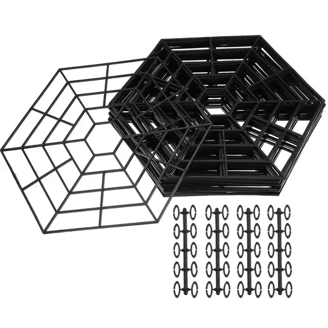 10/20X Lebegő Haltavak Őr Védő Rács Műanyag Heron Elrettentő Háló Fedél - Image 4