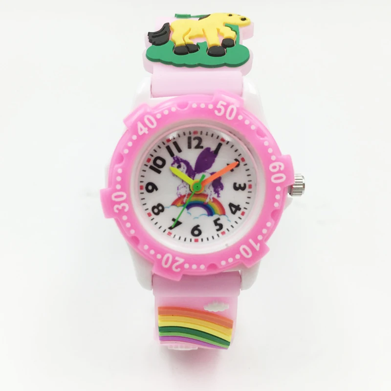 3D Jelly Silicone Kids Watches hto fashion girls watches cool boys wristwatches new cartoon clock waterproof children watches 2020 free drop shipping hot design (5)