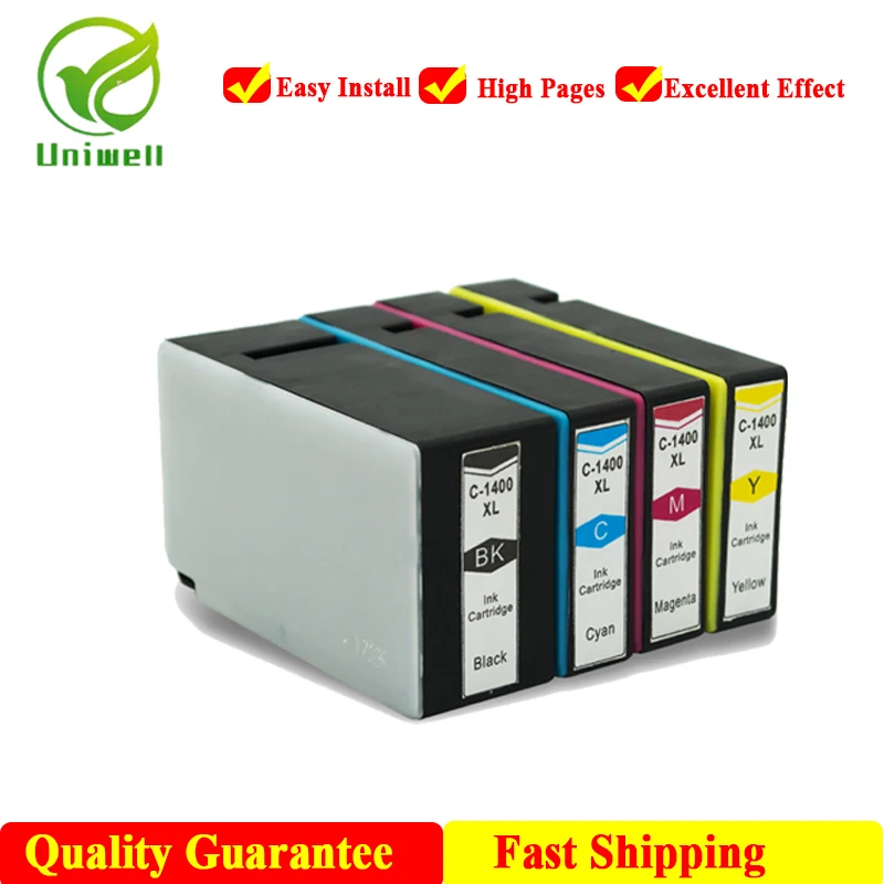 Новый совместимый чернильный картридж для Canon PGI1400 принтер MAXIFY MB2040 MB2340 MB2140 MB2740 |