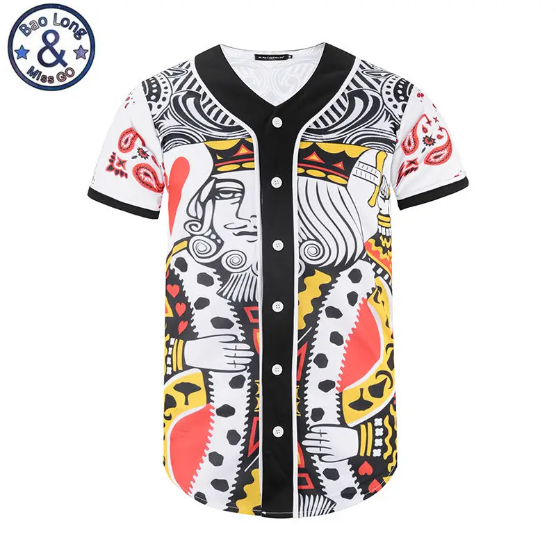 Mr-Bao-Long-Unisex-Funny-3D-Baseball-T-shirt-Print-Poker-Playing-Card-T-shirt-Hip