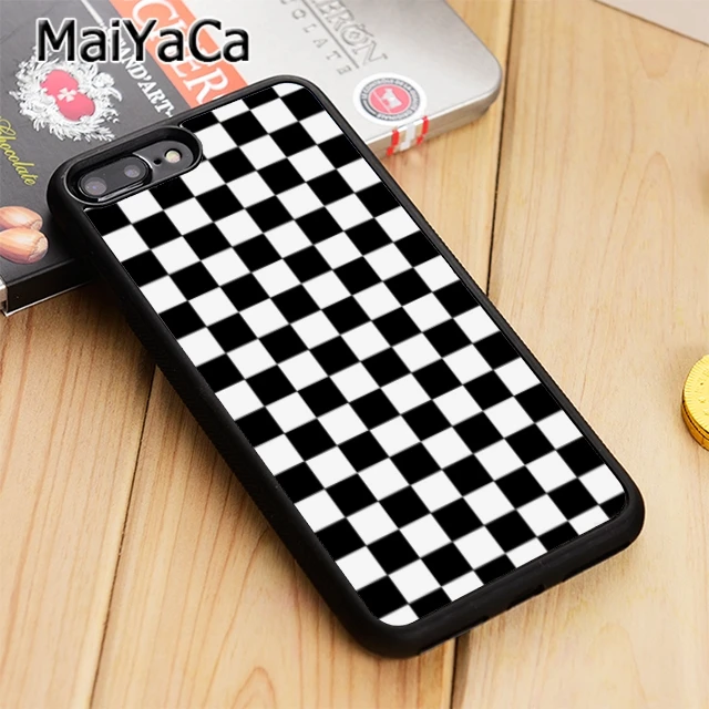 MaiYaCa шахматный плед Клетчатый чехол для телефона чехол для iPhone 5 6s 7 8 plus 11 pro X XR XS max samsung S6 S7 S8 S9 S10 чехол