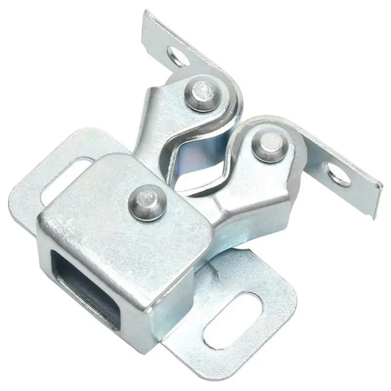 

DOUBLE ROLLER CATCH TWIN CUPBOARD LATCH BZP ( pack of 4 )