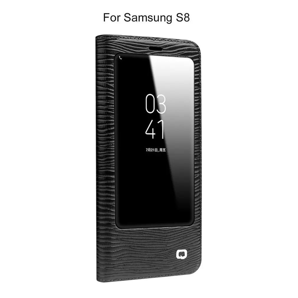 

Auto Dormancy Sleep Wake Up Phone Case Smart View Flip Cover Phone Protective Shell For Samsung Galaxy S8 S8+ S7 S7Edge
