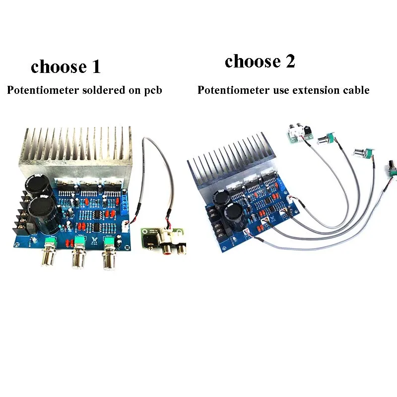 TDA7294 150 Вт+ 80 Вт+ 80 Вт 2,1 3 канала динамик сабвуфер бас NE5532 HiFi аудио Мощность готовая Плата усилителя T0844