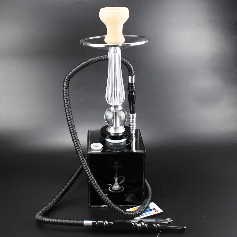 Acrylic Shisha Set Eagle Hookah With Metal Tong Shisha Smoking Water Pipe Nargile Sheesha