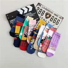 KingDeng Осень Лодыжки Носки Для Женщин Kawaii Забавный Розовый Harajuku Мультфильм Унисекс Эстетический Носок Уличная Одежда Meias Дизайн Моды