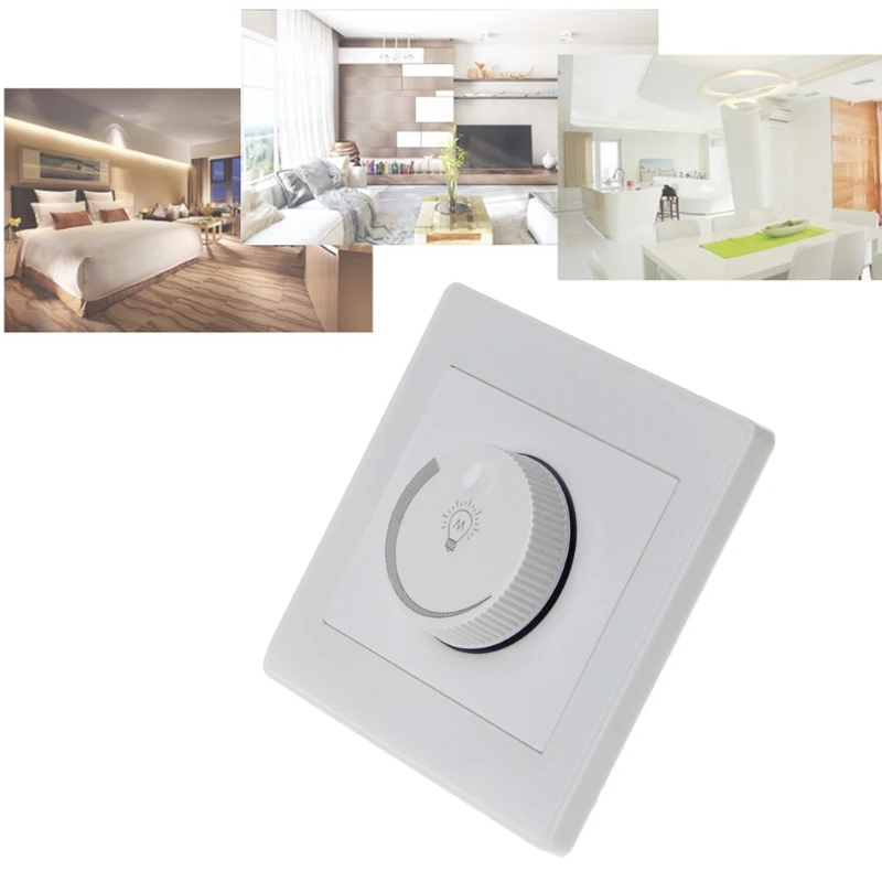 

Drop Shipping 1PC 220V Light Dimmer Switch Adjustable Brightness Controller For Filament Lamp