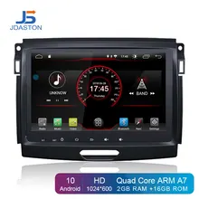 JDASTON Android 10,0 автомобильный dvd-плеер для Ford Ranger- gps навигация 2 Din автомагнитола стерео Мультимедиа ips wifi Canbus