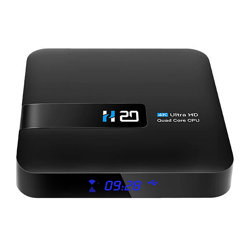 H20 Smart TV Box телеприставка Android 10 медиаплеер 3D видео Youtube Netflix 2 4G Wifi 1 + 8GB ТВ приемник (EU