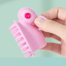 

1PC Cute Hair Washing Comb Silicone Head Massage Brush Body Shampoo Scalp Massage Brush Comb Hair Washing Comb Shower Bath Brush