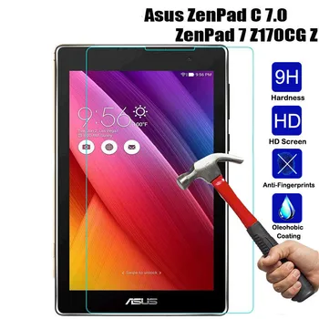 

Genuine 9H Tempered Glass Screen Protector For Various ASUS ZenPad C 7.0 Z170C Z170CG 7 inch Film