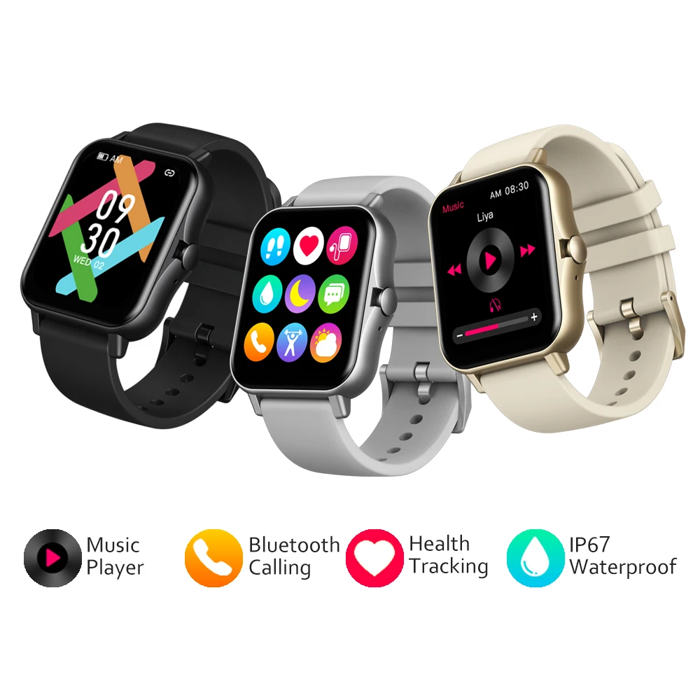 New 2021 Zeblaze GTS 2 Smart Watch Receive/Make Call Music Player Heart Rate Long Battery Life Smartwatch For Android IOS Phone
