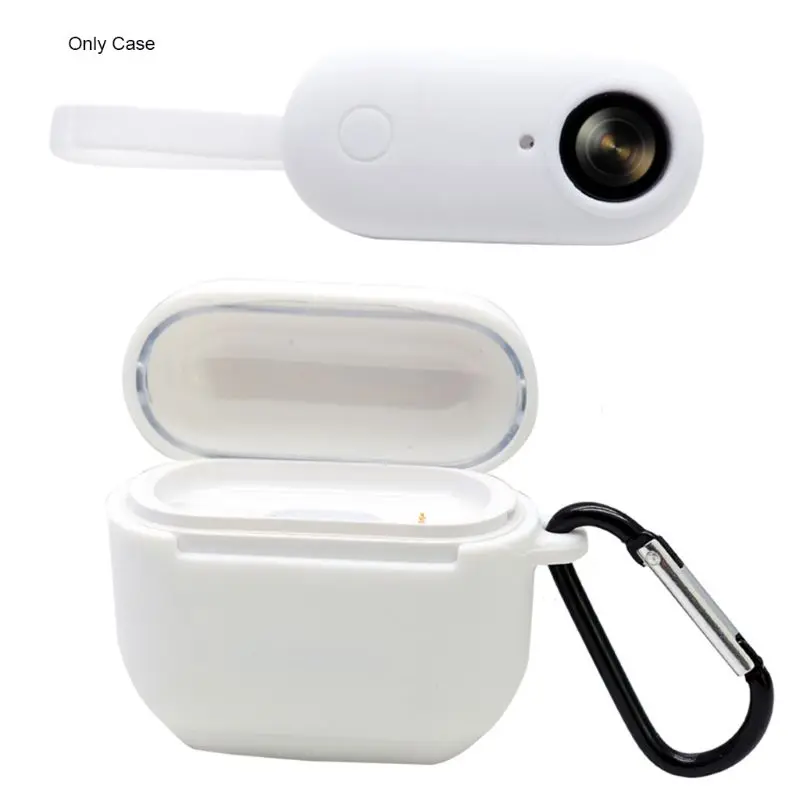 Зарядный чехол силиконовый защитный чехол для камеры для Insta360 GO аксессуары для экшн-камеры - Цвет: Белый цвет