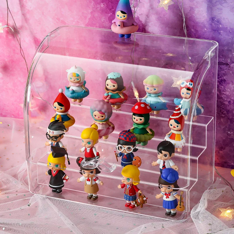 Acrylic Toy Display Box Doll Storage Box Clear Dolls Storage Box
