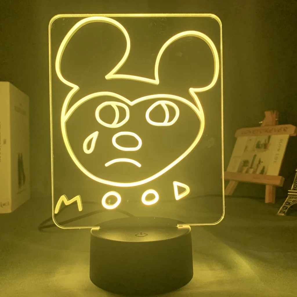 American Rapper Lil Peep Led Night Light for Home Decoration Colorful Nightlight Gift for Fans Dropshipping 3d Lamp Celebrity