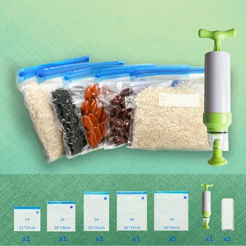 

No. 5 vacuum bag kitchen storage bag transparent space-saving vacuum-seal vacuum bag kitchen vacuum machine