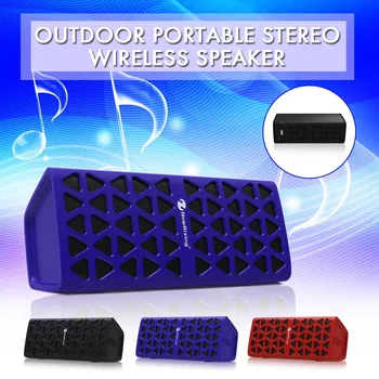 

1200mah Bluetooth5.0 Wireless bluetooth Speaker Support 32G TF card IPX4 6h Playing Time Hands Free Call FM Radio TWS Connection