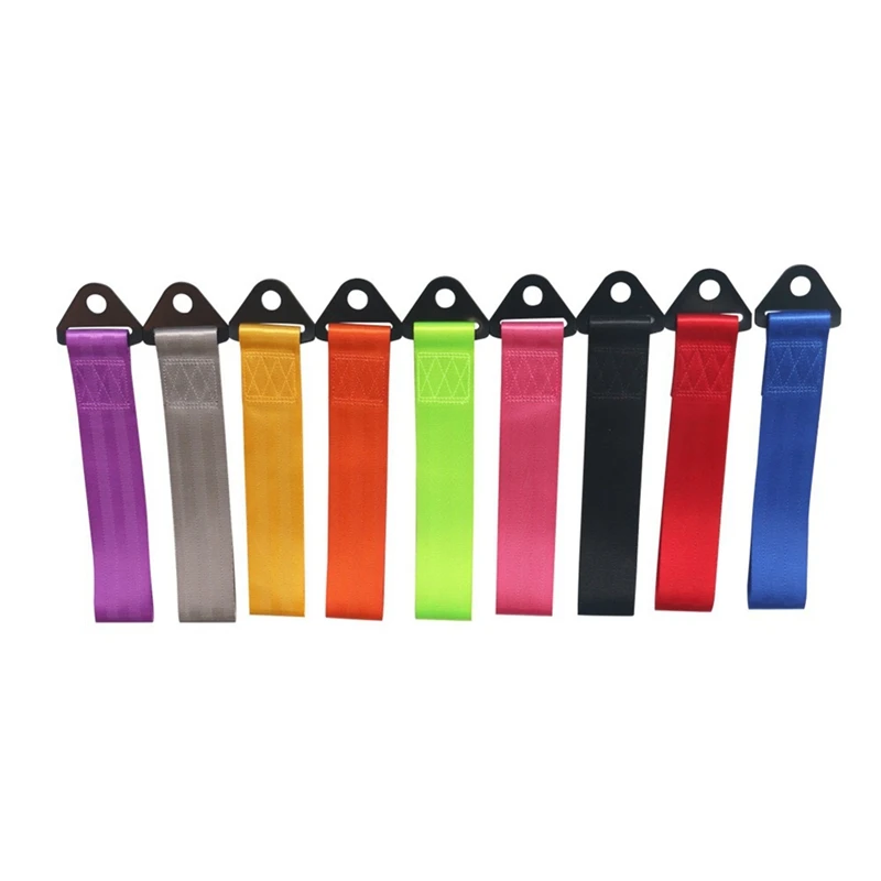 

1Pcs 25x5cm Towing Rope High Strength Nylon Trailer Tow Ropes Racing Car Universal Tow Strap Bumper Trailer