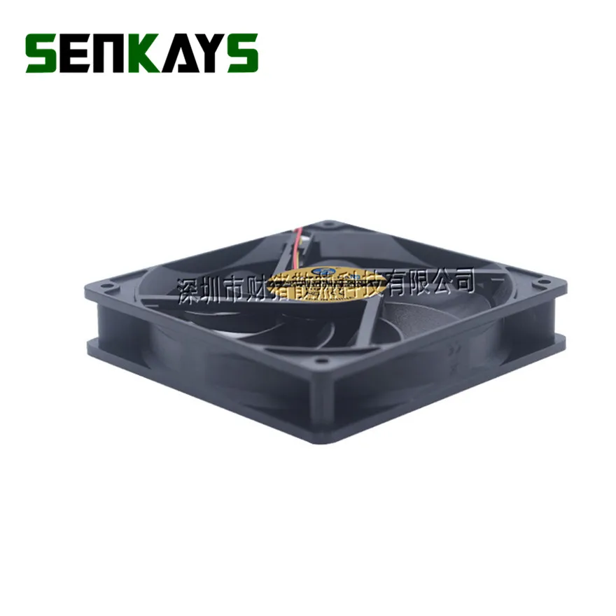 rolamento de esferas duplo ventilador da cpu dc caixa do computador ventilador de refrigeração fg
