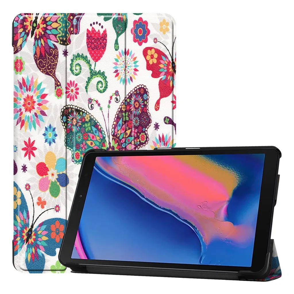 Ultra Slim Leather Stand Case Cover For Samsung Galaxy Tab A 8.0 2019 P205/P200