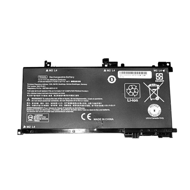 Bateria do Portátil Te04xl para hp 905175-2c1 para hp Apexway Omen Bateria Hstnn-db7t - Pavilion 15 Tpn-q173 15.4 v 15-ax - Imagem 4