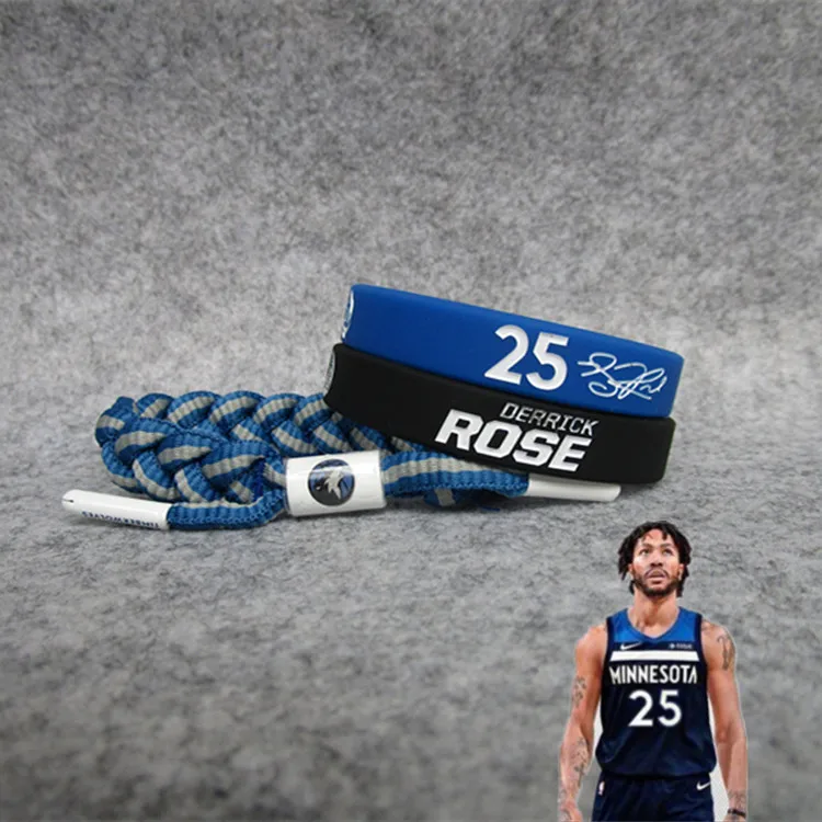Кейс для звезд баскетбола № 25 Derek. Ross Спортивный регулируемый браслет из силикагеля спортивный ремешок для фанатов