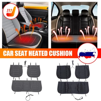

Universal 12V car heated seat covers Double Car Front/Rear Seat cushion heating pads keep warm cushions heat seat for Winter