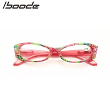 IBOODE Цветочные кошачий глаз очки для чтения для женщин и мужчин пресбиопические очки женские мужские очки при дальнозоркости унисекс увеличительные очки