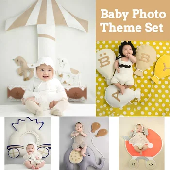 

Baby Photography Clothing 3-12 Month Baby Variety Theme Costume Studio Photo Props Clothes+Props New