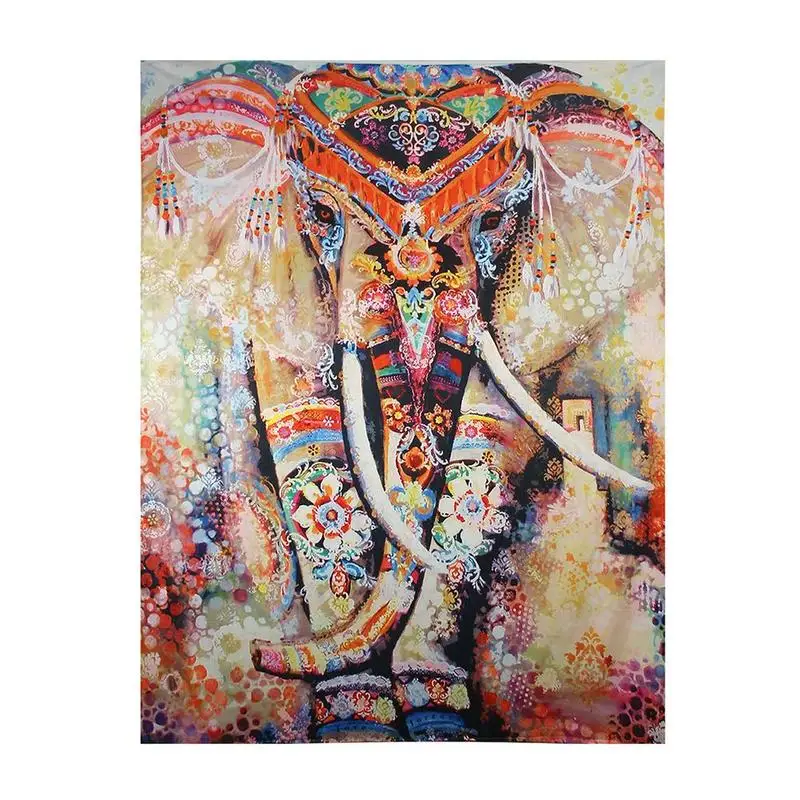 

Indian Tapestry Wall Fabric Wall Hanging Sandy Beach Pad Mattress Beach Sleeping Camping Tapestry The Cover Travel On K9E2