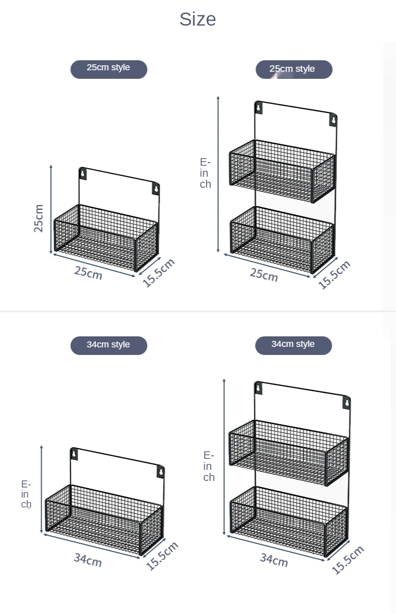 Description Picture 6 of itemPunch-Free Bathroom Storage Rack  Shower Bathroom Toilet Storage Rack Washstand Wall Mounted Products Complete Collection